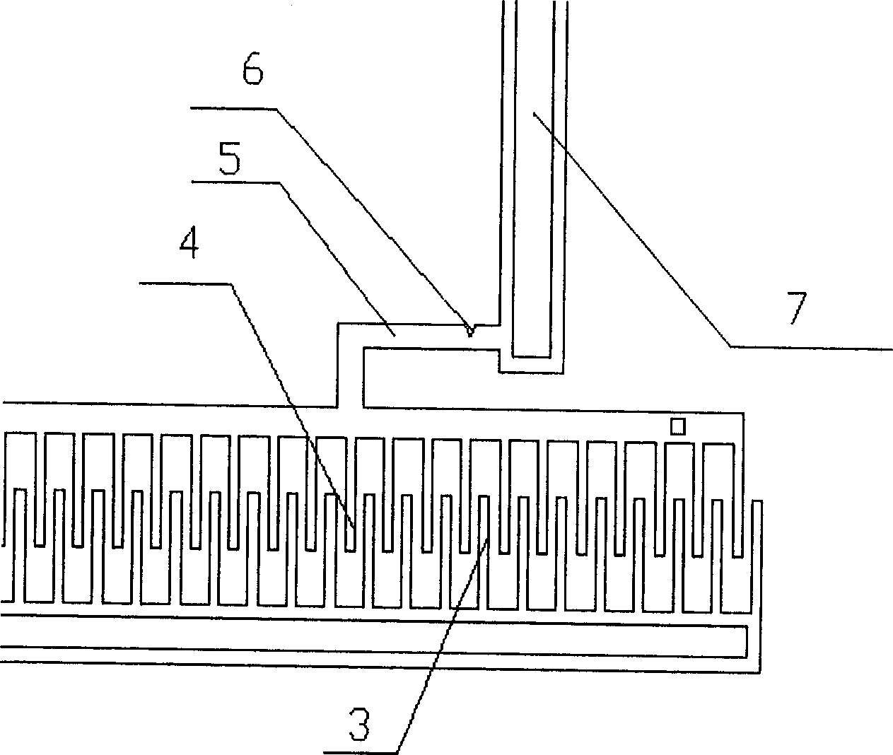 Electrostatic force driven apparatus for testing resonant one-way flexural-tensile fatigue of microstructure