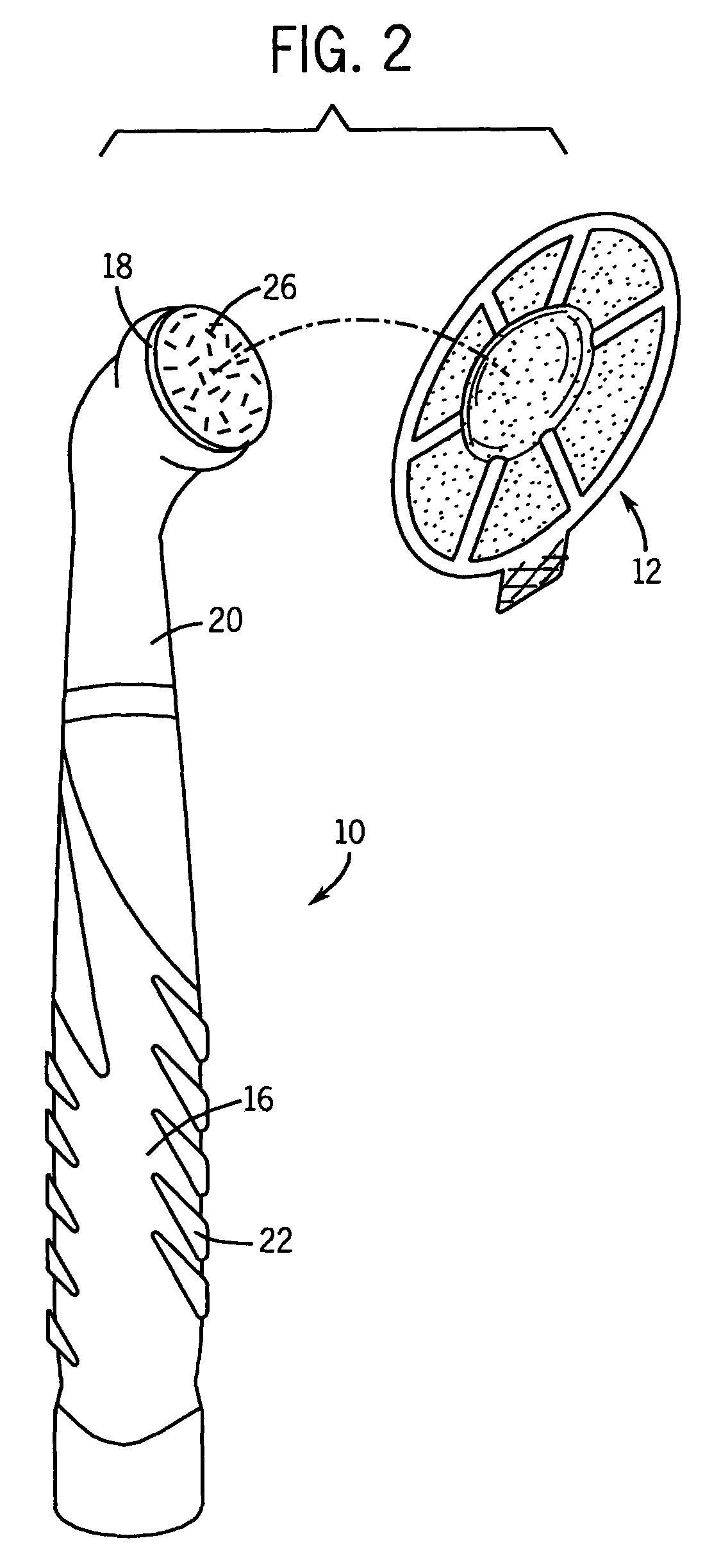 Multi-layer surface treatment pad for motorized device