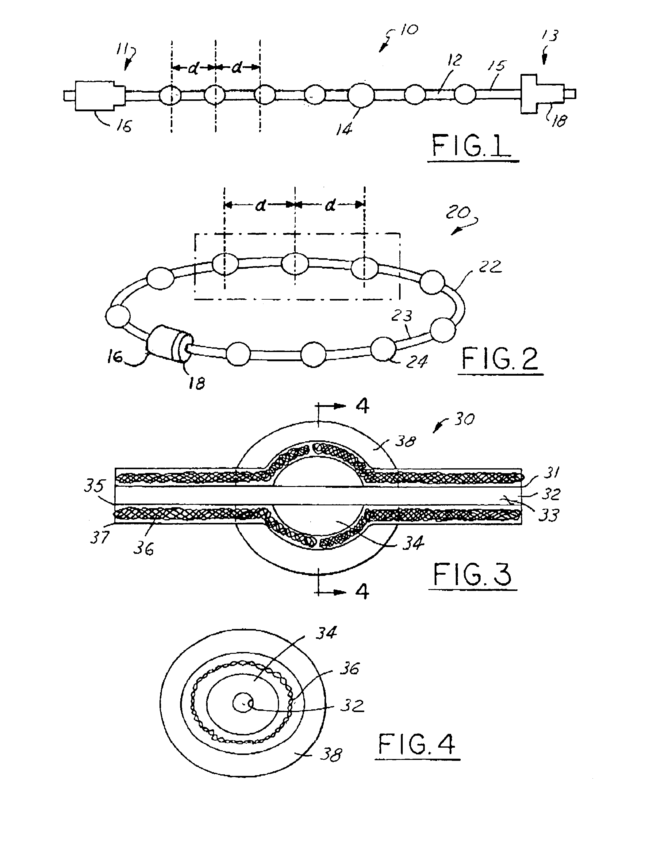 Over-molded beaded cable for driving applications