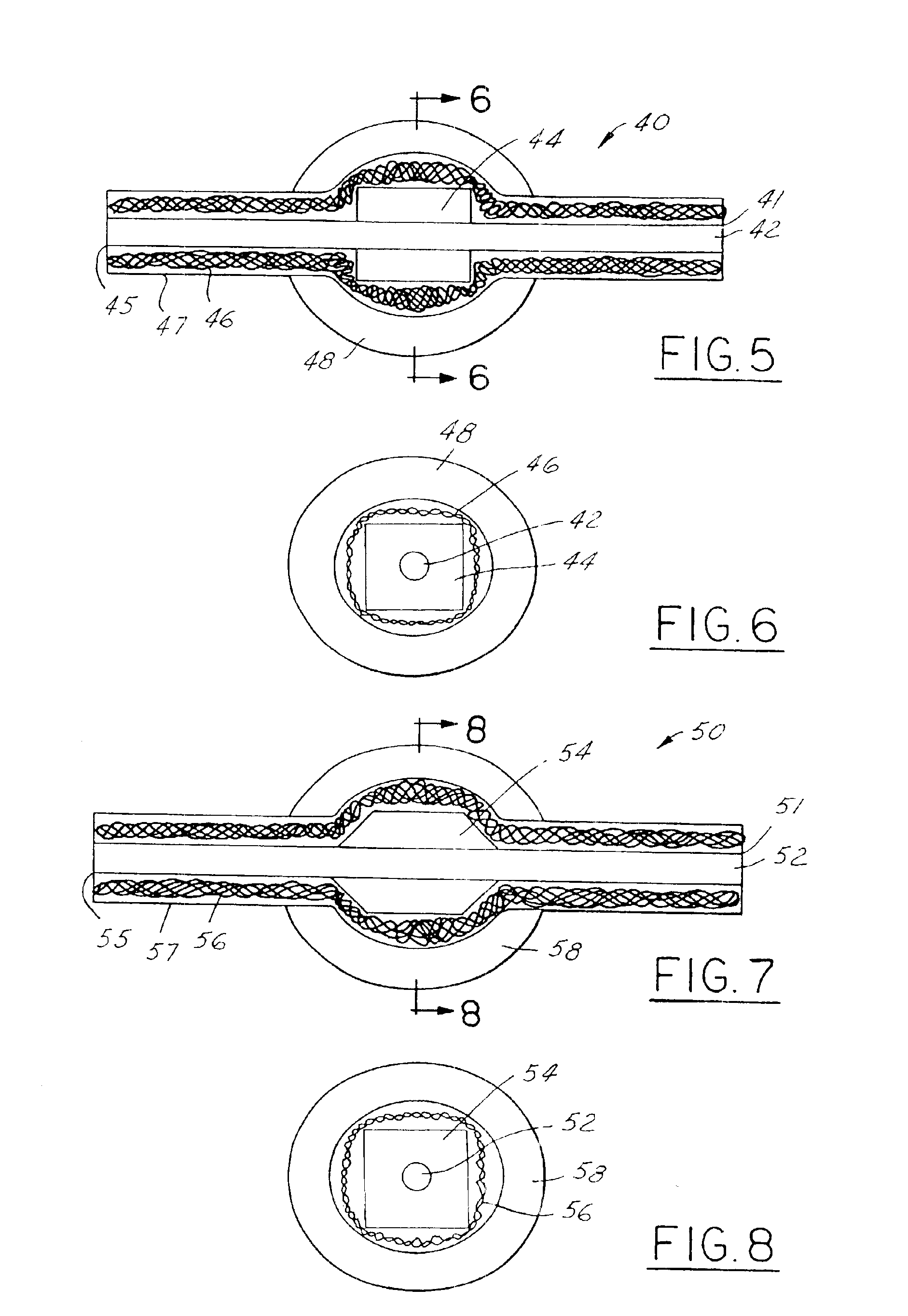 Over-molded beaded cable for driving applications