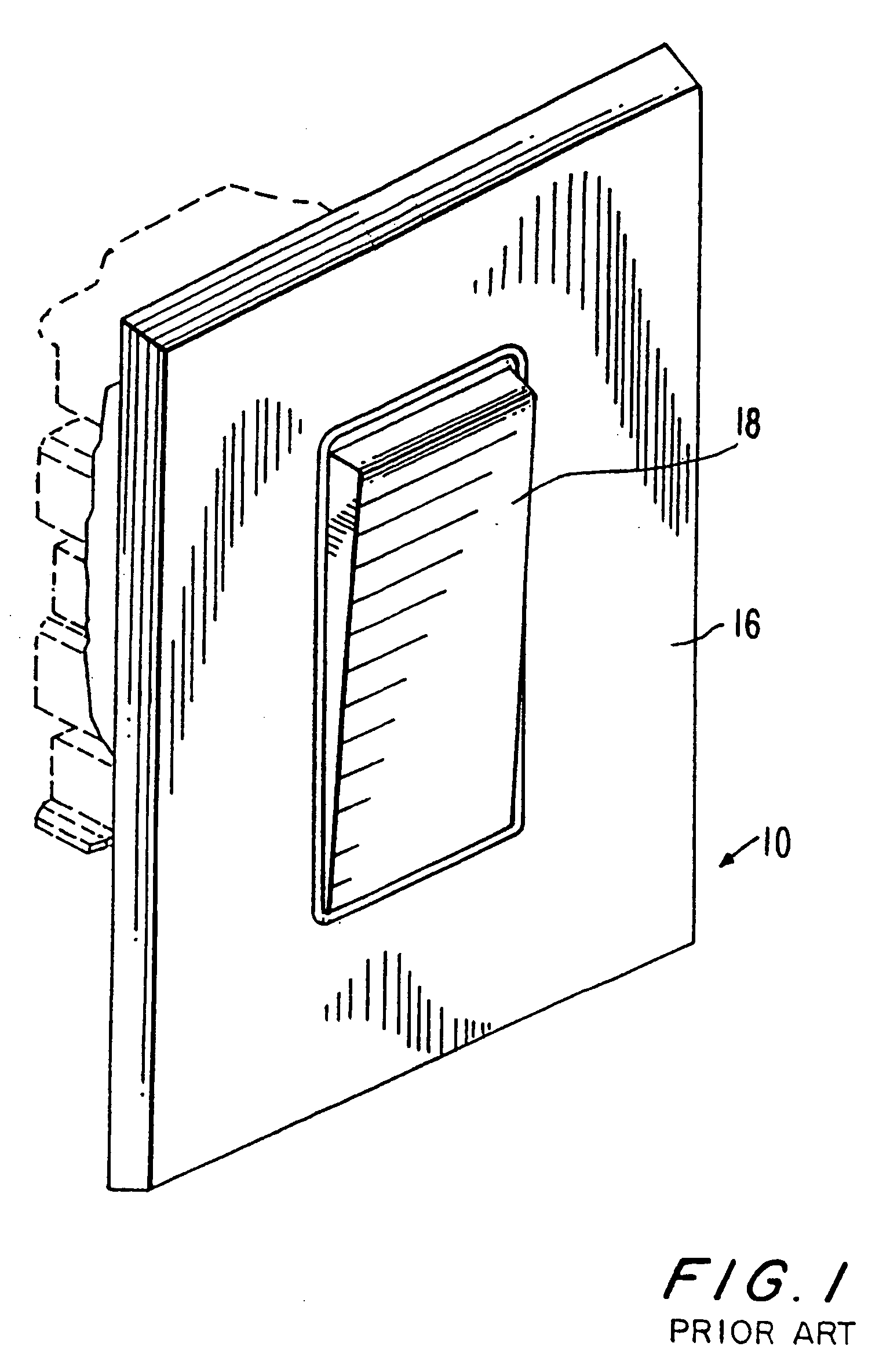 Switch with shaped face