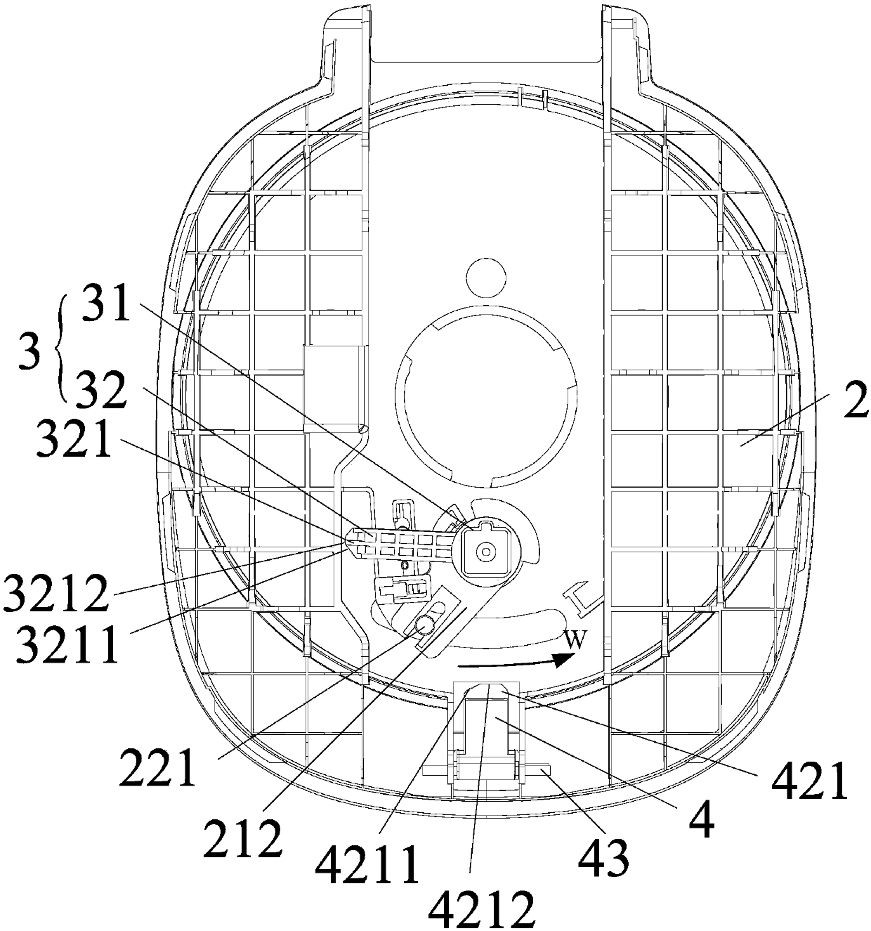 Electric pressure cooker and uncovering device thereof