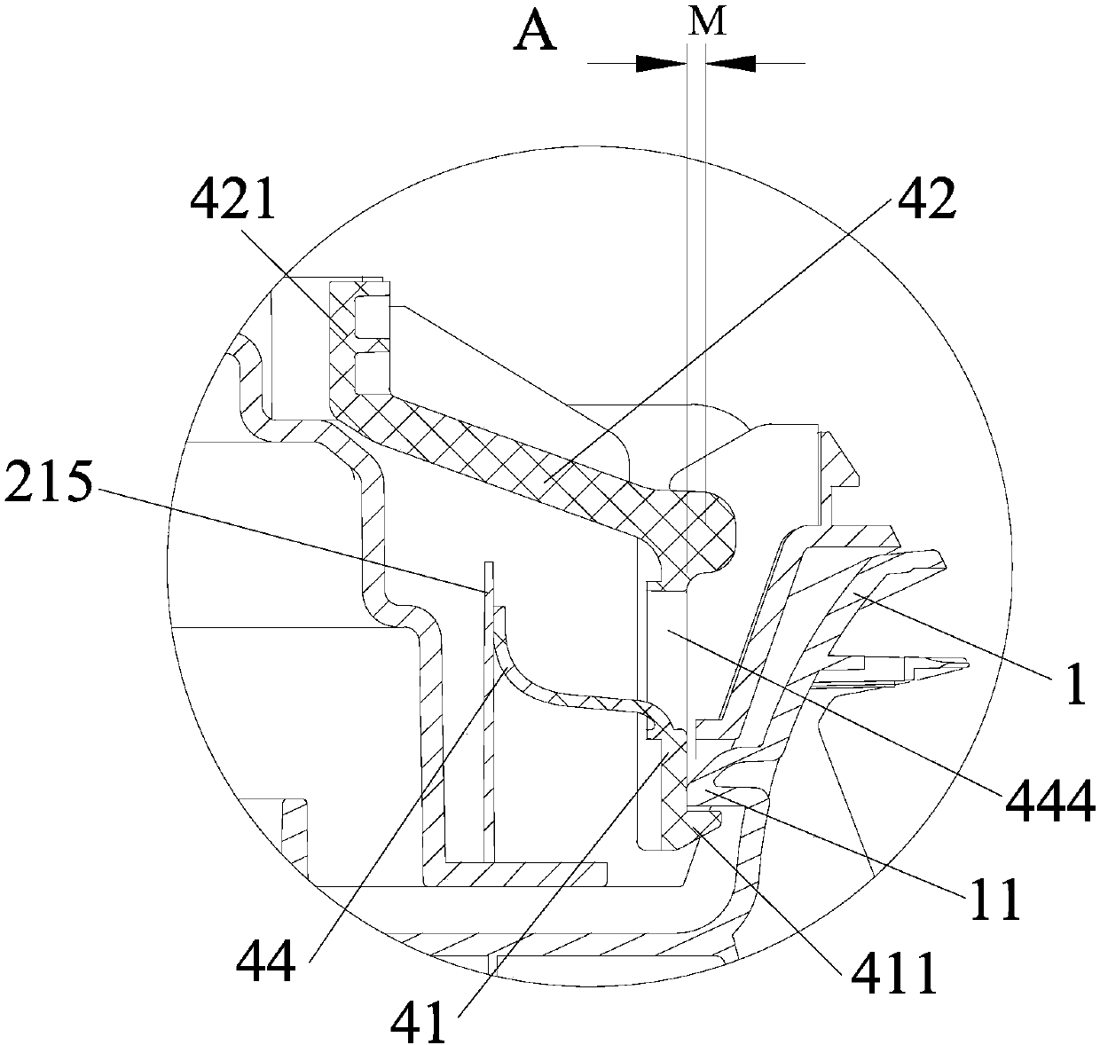 Electric pressure cooker and uncovering device thereof