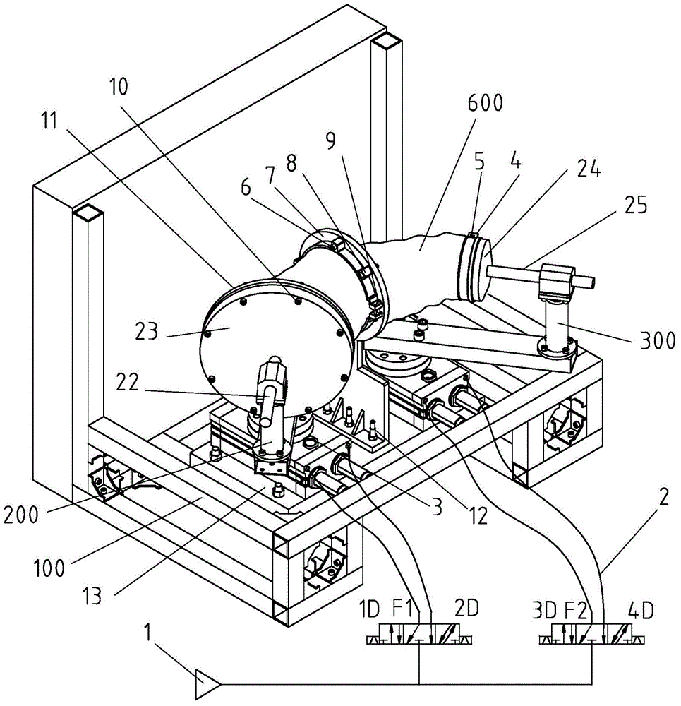 Joint movement life testing device for extravehicular space suit