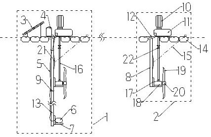 Endogenous ecological restoration combined device utilizing hydraulic transmission