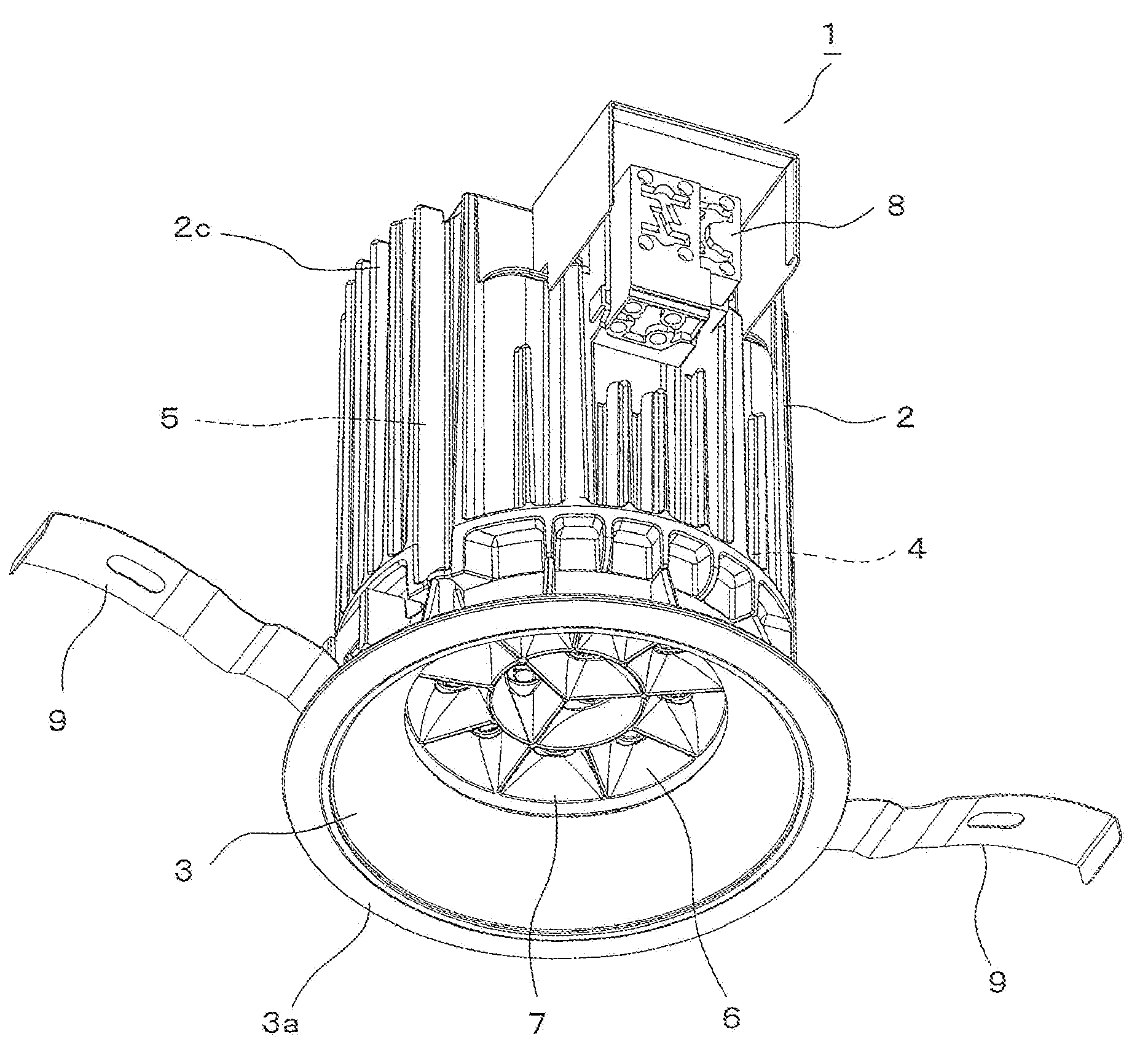 Lighting apparatus having light emitting diodes for light source