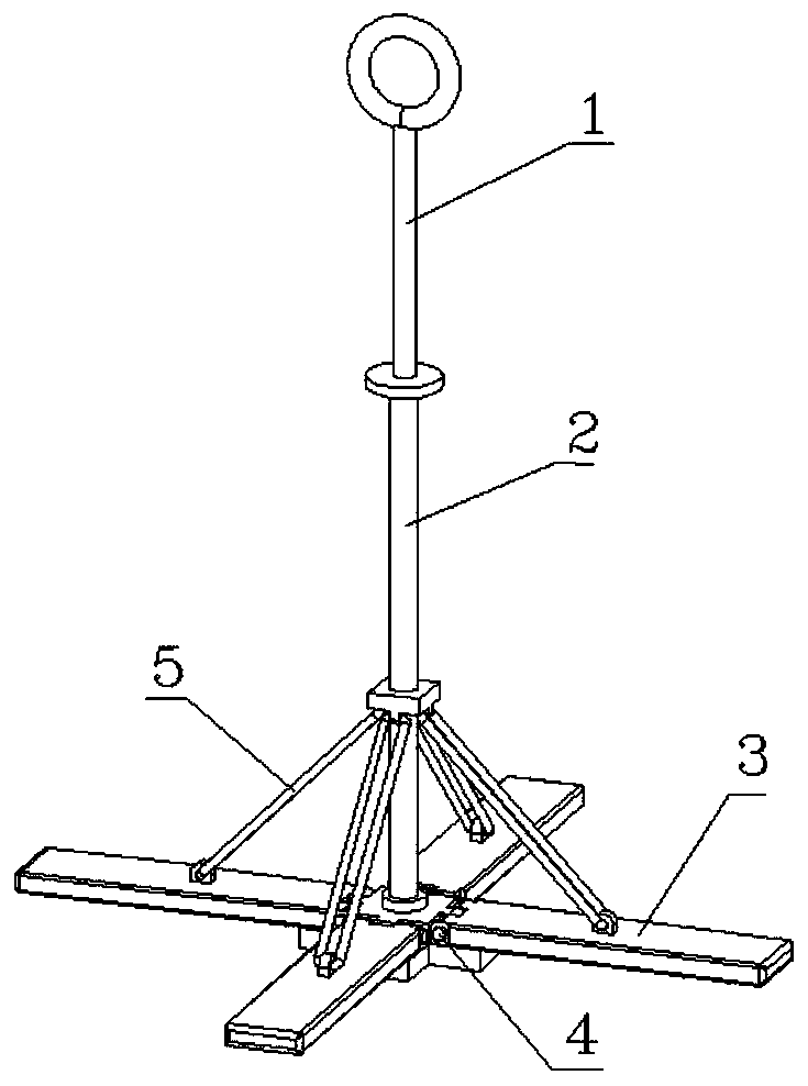 Hoisting device for saturable reactor of converter valve and application method of hoisting device