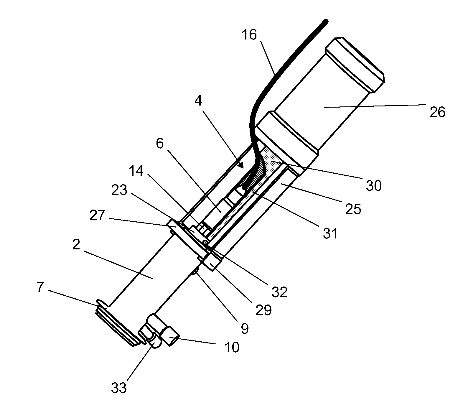 Holder armature for an interchangeable measuring probe