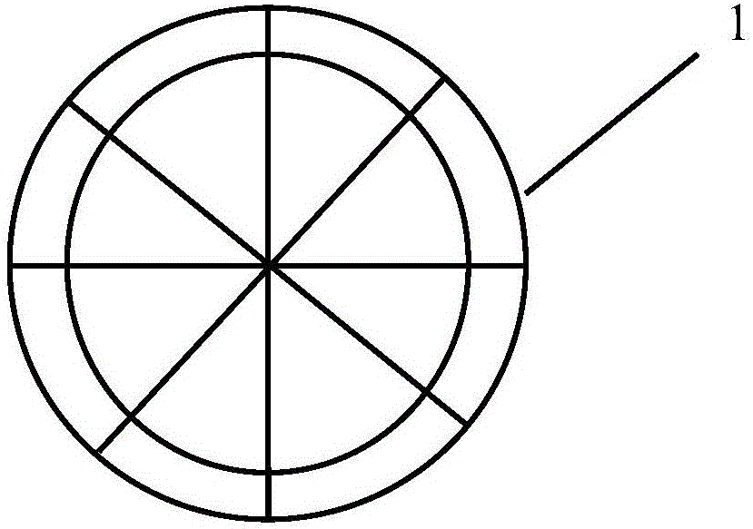 Acrylic fiber with flying saucer-like cross section and production method thereof