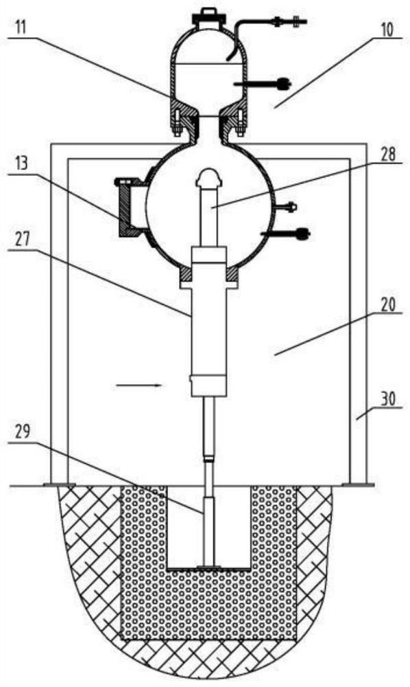 Fluid flash explosion machine with buffer cylinder system and processing method