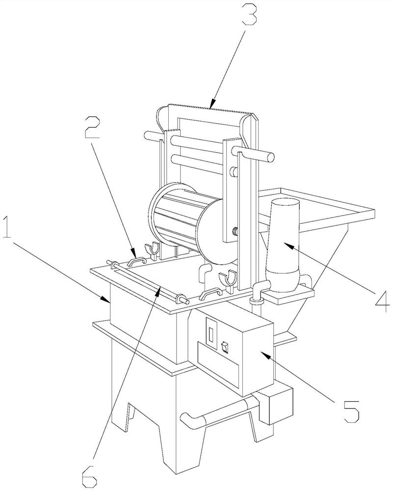 A vertical electroplating equipment