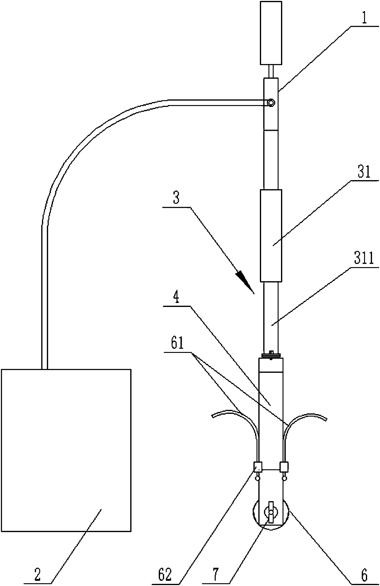 Hand-held embrocation weeder