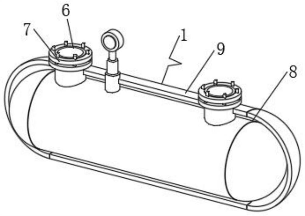 Double-layer storage tank liquid storage capacity detection device for improving detection precision