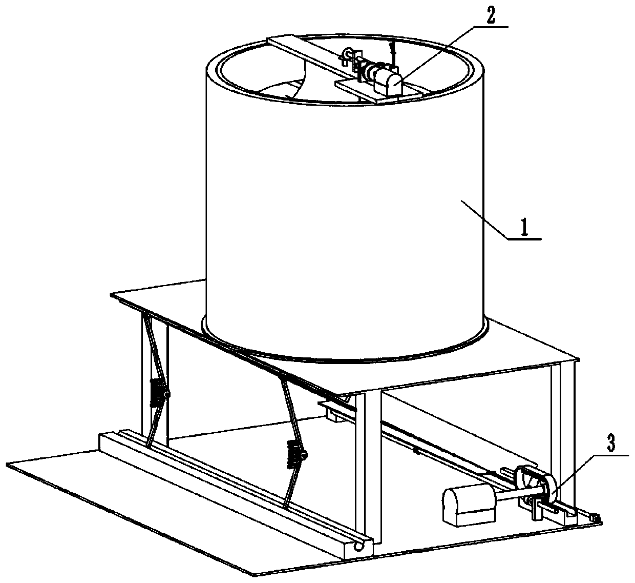 Forage grass crushing equipment