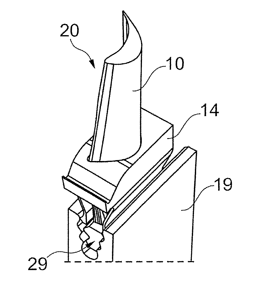 Rotor blade arrangement and gas turbine