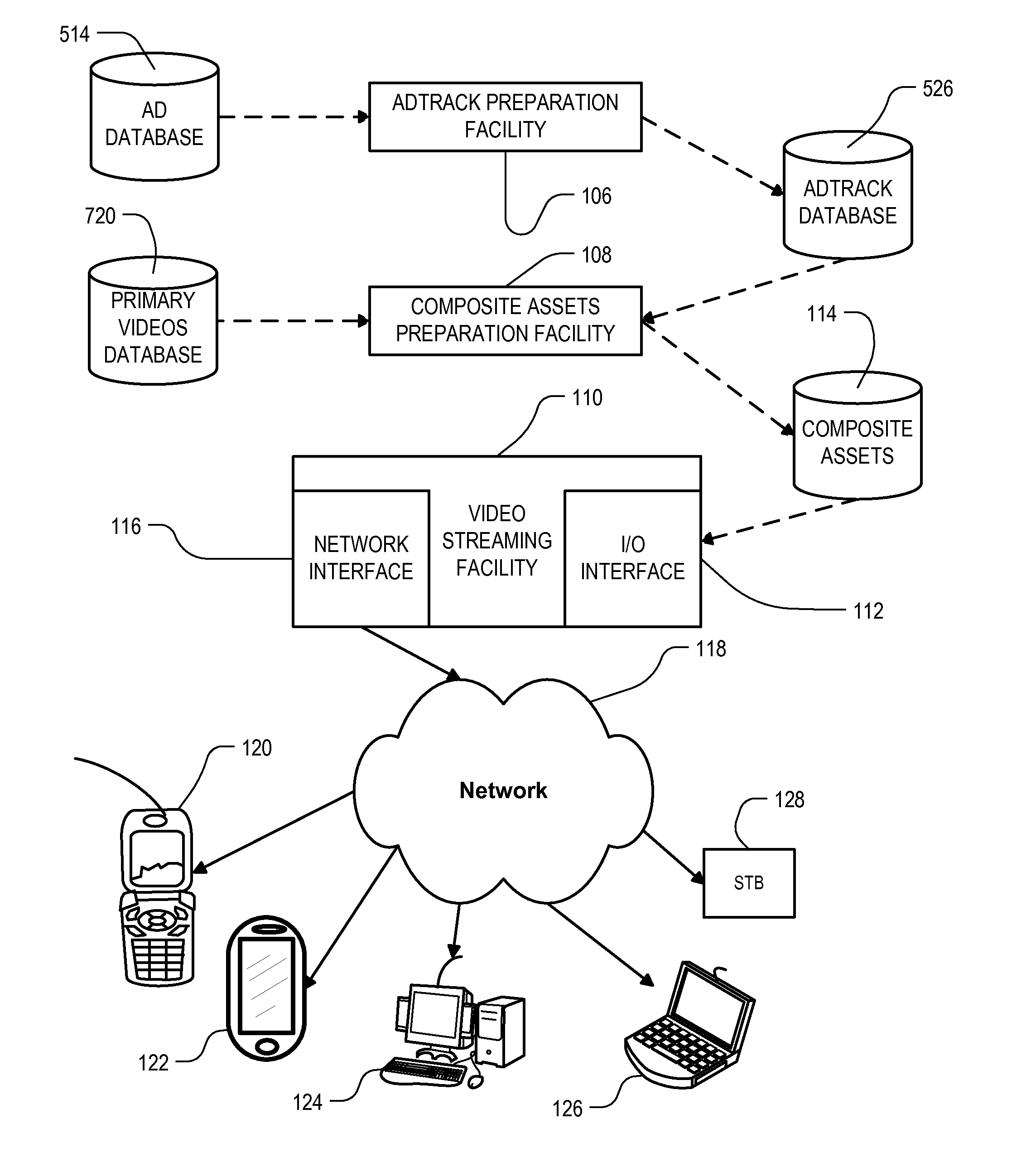 Method and apparatus for streaming advertisements concurrently with requested video