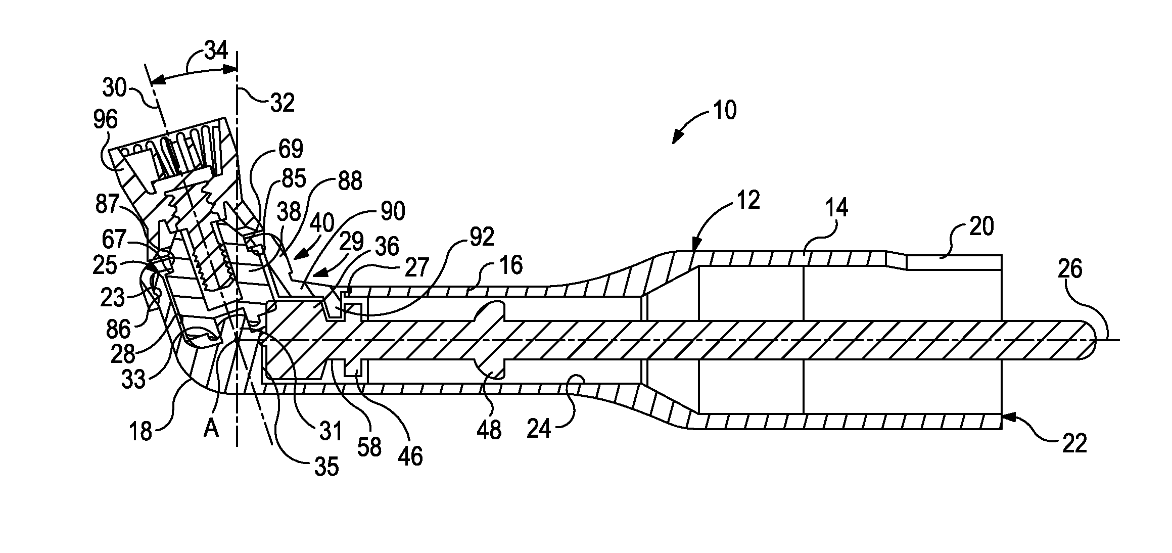 Disposable Prophylaxis Angle with Improved Gear Retainer