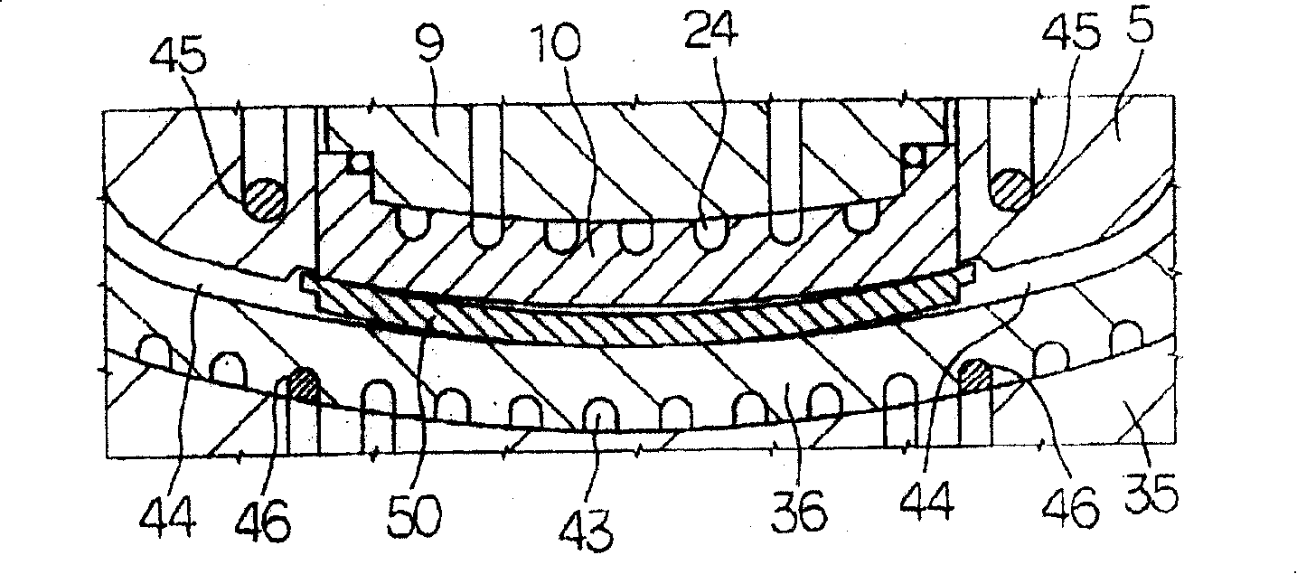 Embedded forming method and mold for embedded forming