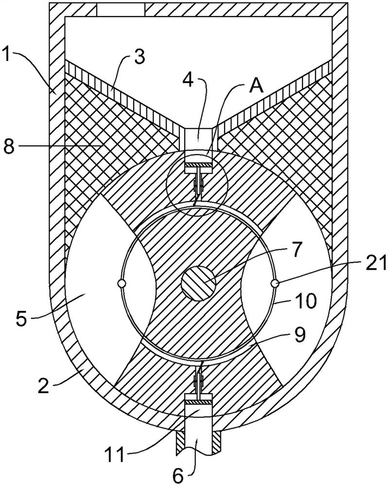 Quantitative sowing and fertilizing device and agricultural operation machine thereof