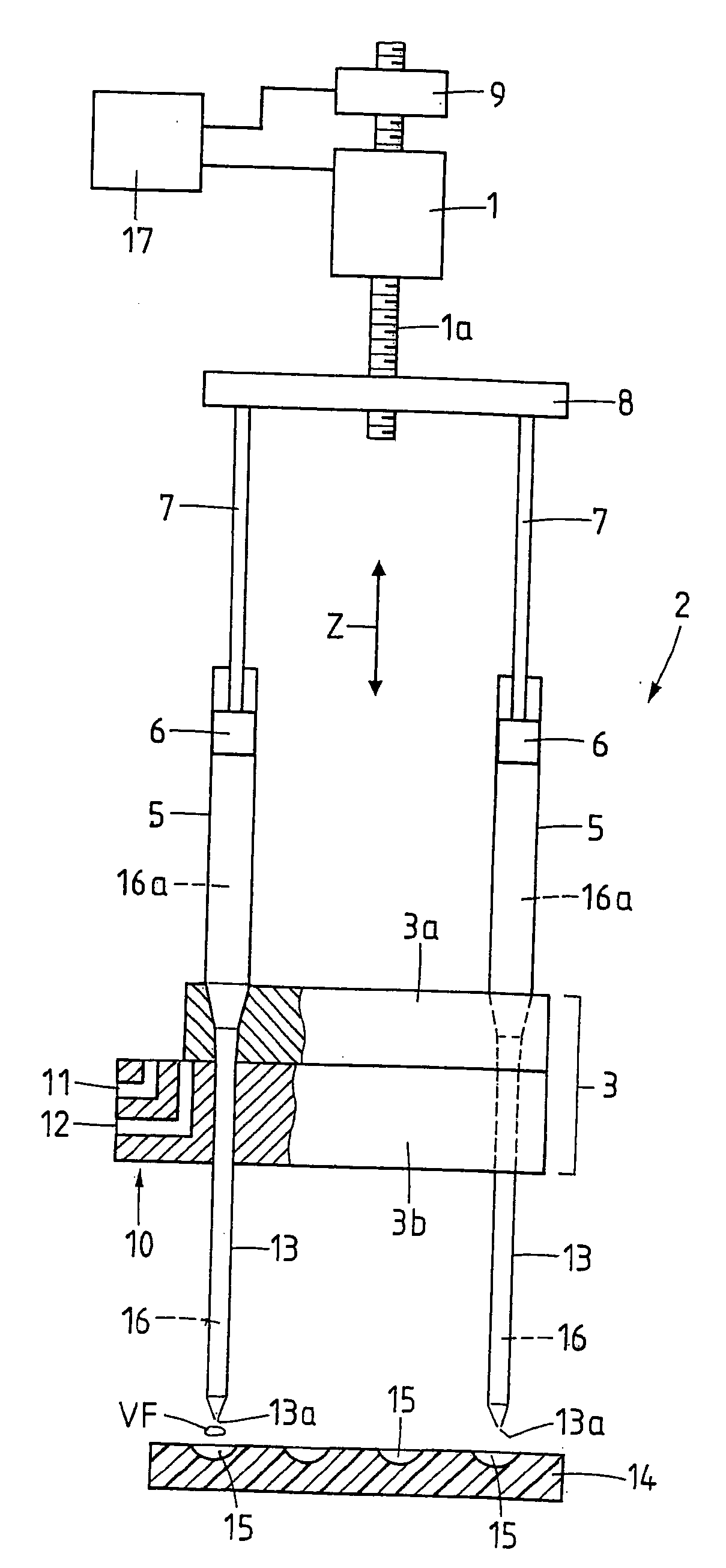 Method and device for dosing small volumes of liquid