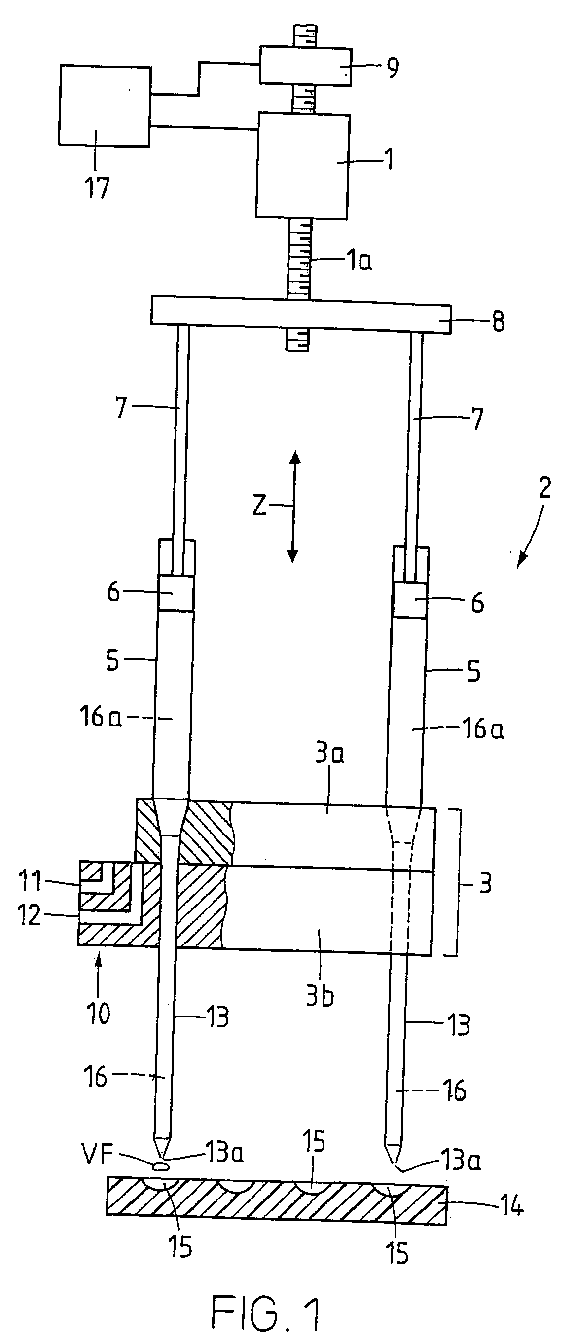 Method and device for dosing small volumes of liquid