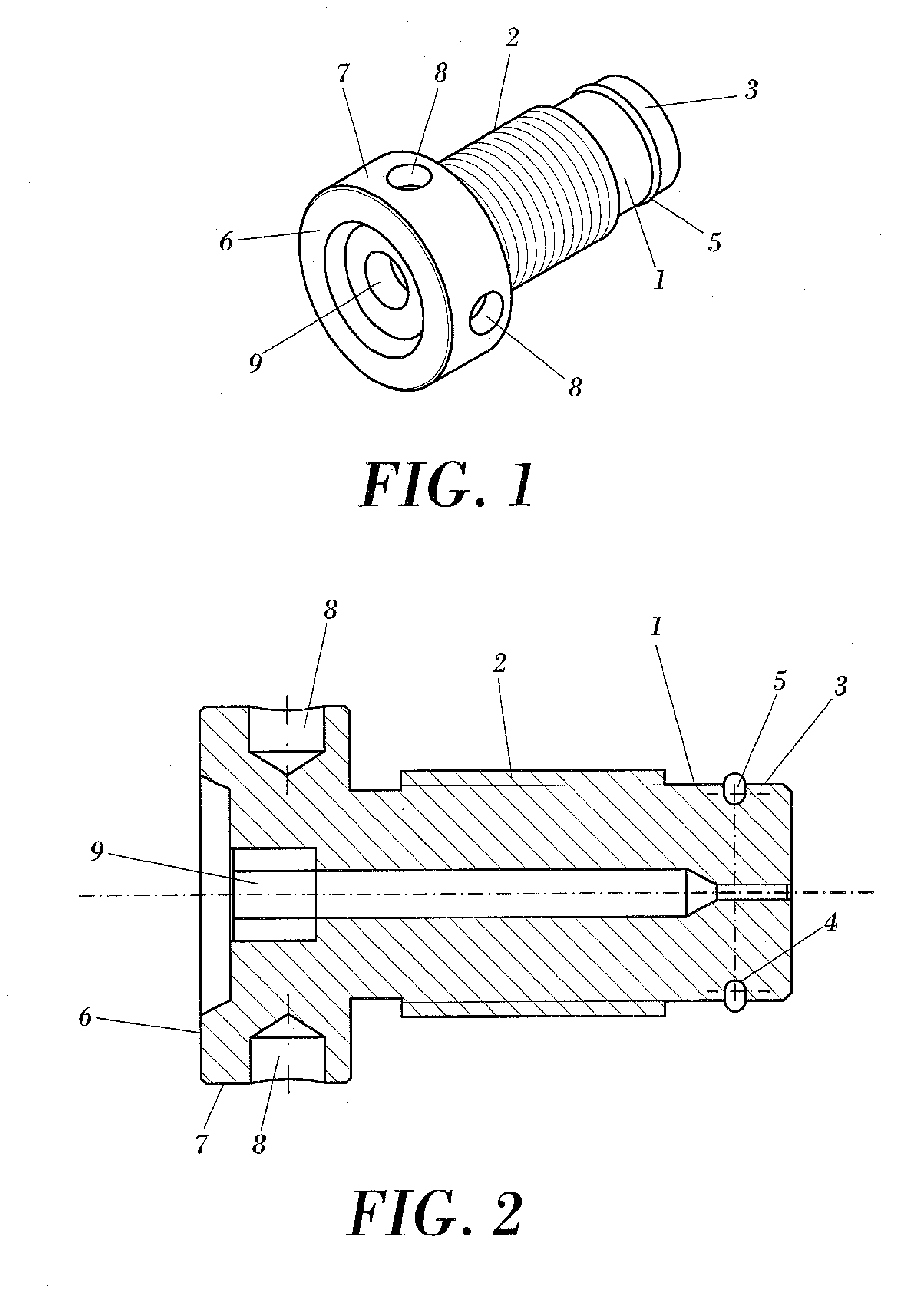 Quick-assembly breech plug for muzzleloader firearms