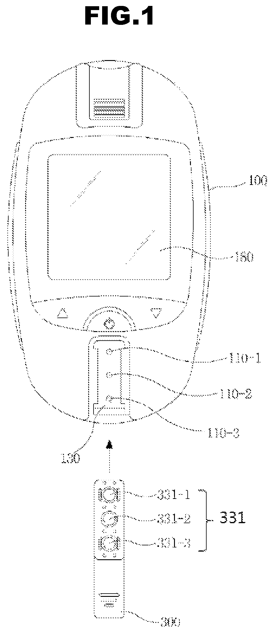 Test strip and method for measuring blood cholesterol level using the same