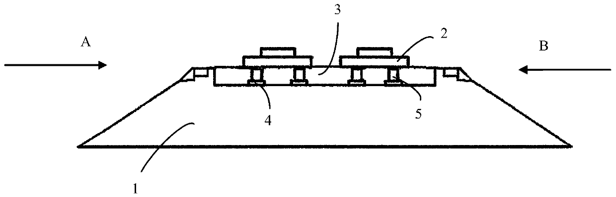 Ballastless track lifting method