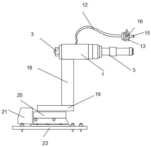 Power transmission and transformation high-voltage electrified bolt fastener capable of remotely setting torsion