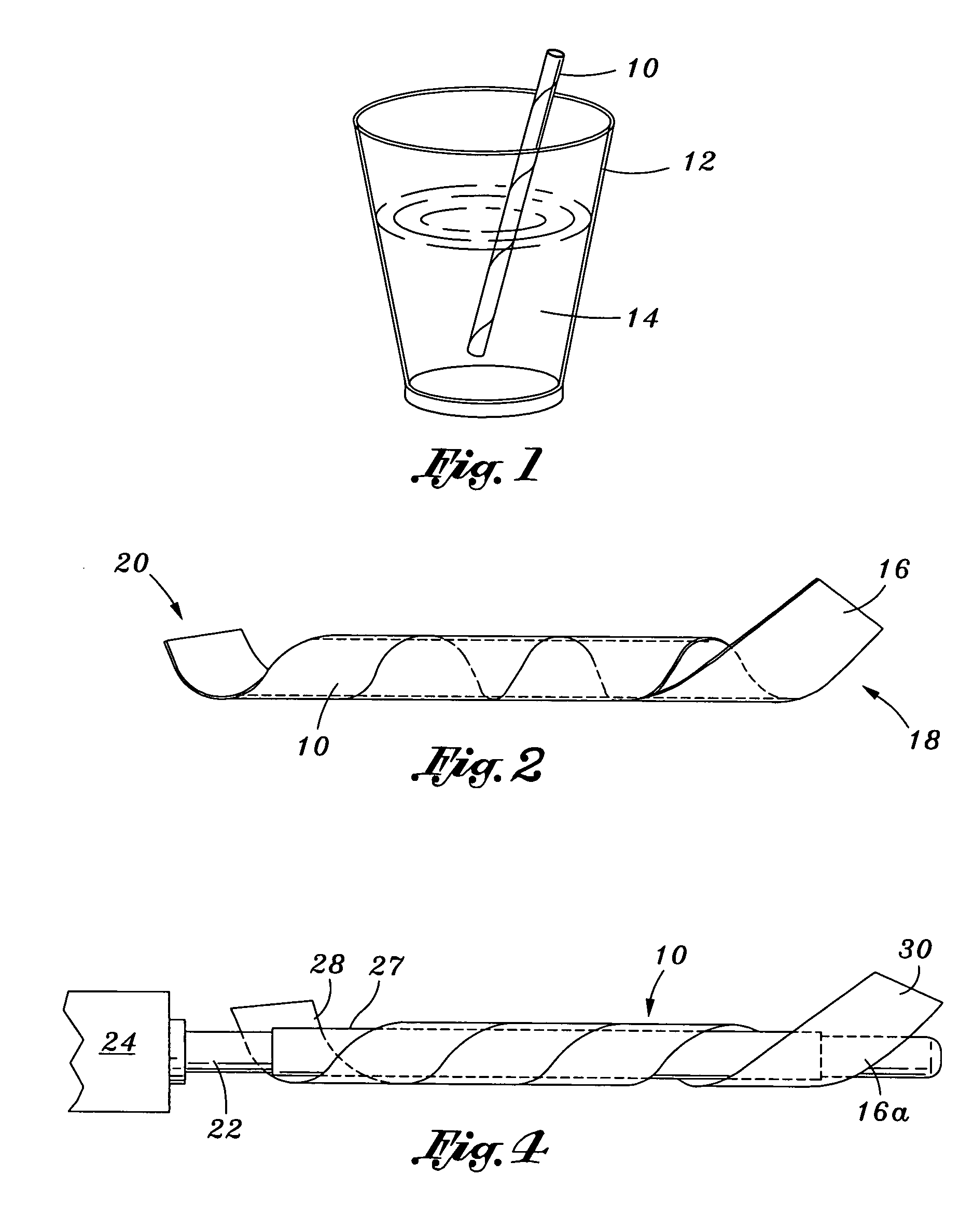 Edible drinking straw