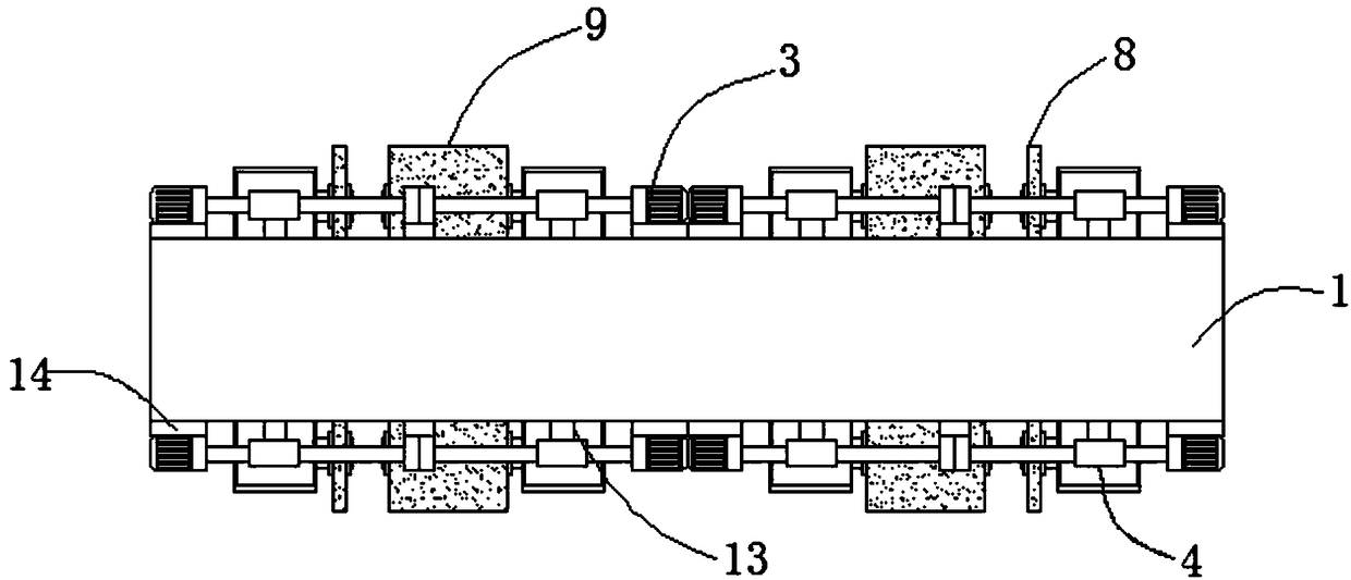 Automatic textile-fabric processing edge pressing device