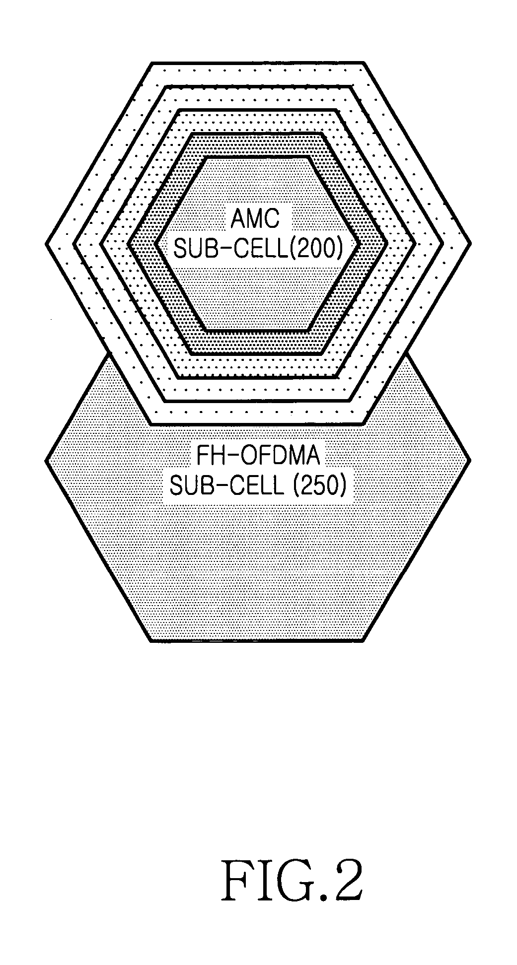 Method for transmitting a signal using a precise adaptive modulation and coding scheme in a frequency hopping-orthogonal frequency division multiple access communication system