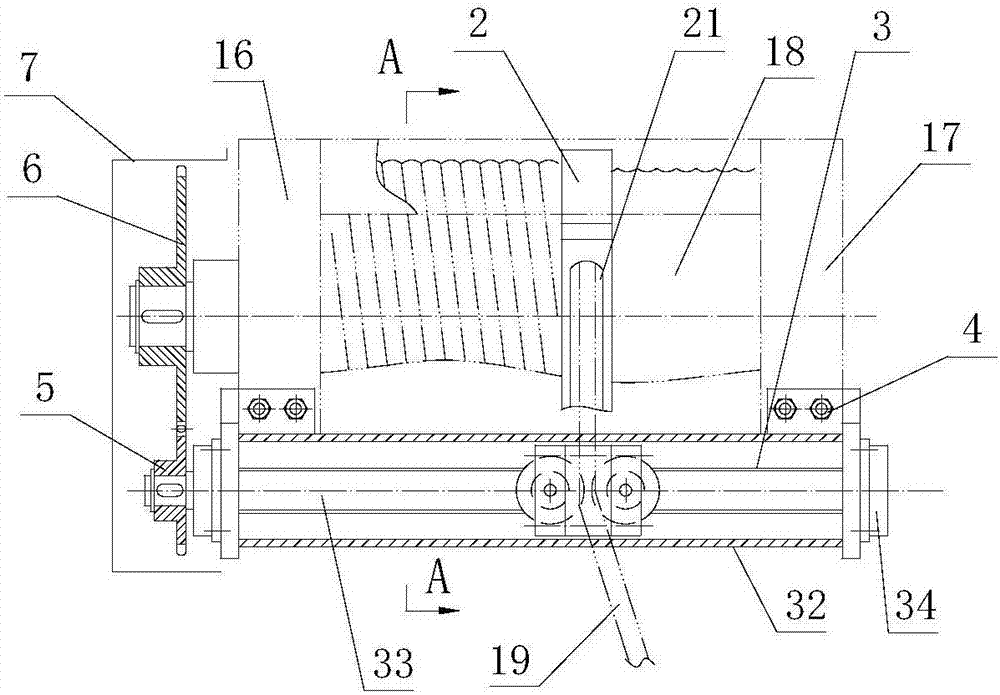 Rope guide with clamp type rope pressing device and adjustable rope guiding mechanism