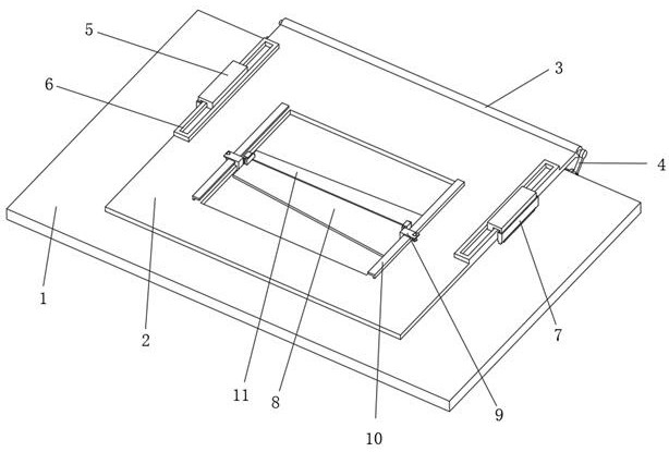 Clothing template for sewing side edge of knitted jacket