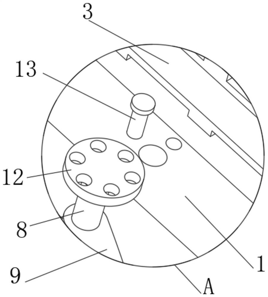 Unloading device for logistics production