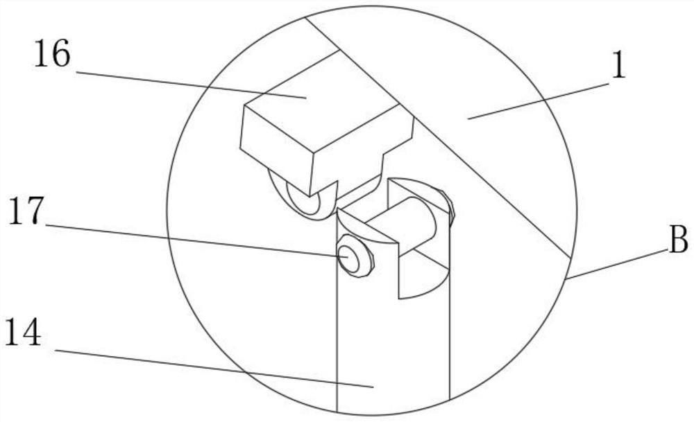 Unloading device for logistics production