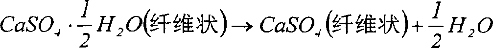 Process for preparing calcium sulfate whisker