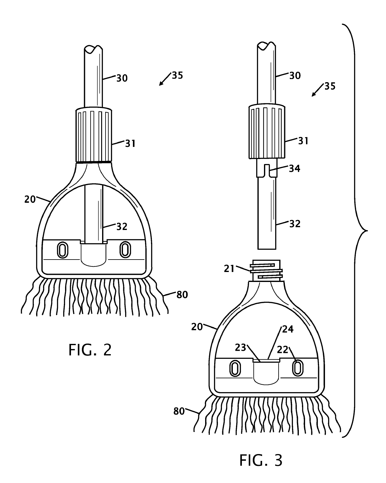 DuraLock scrubber attachment