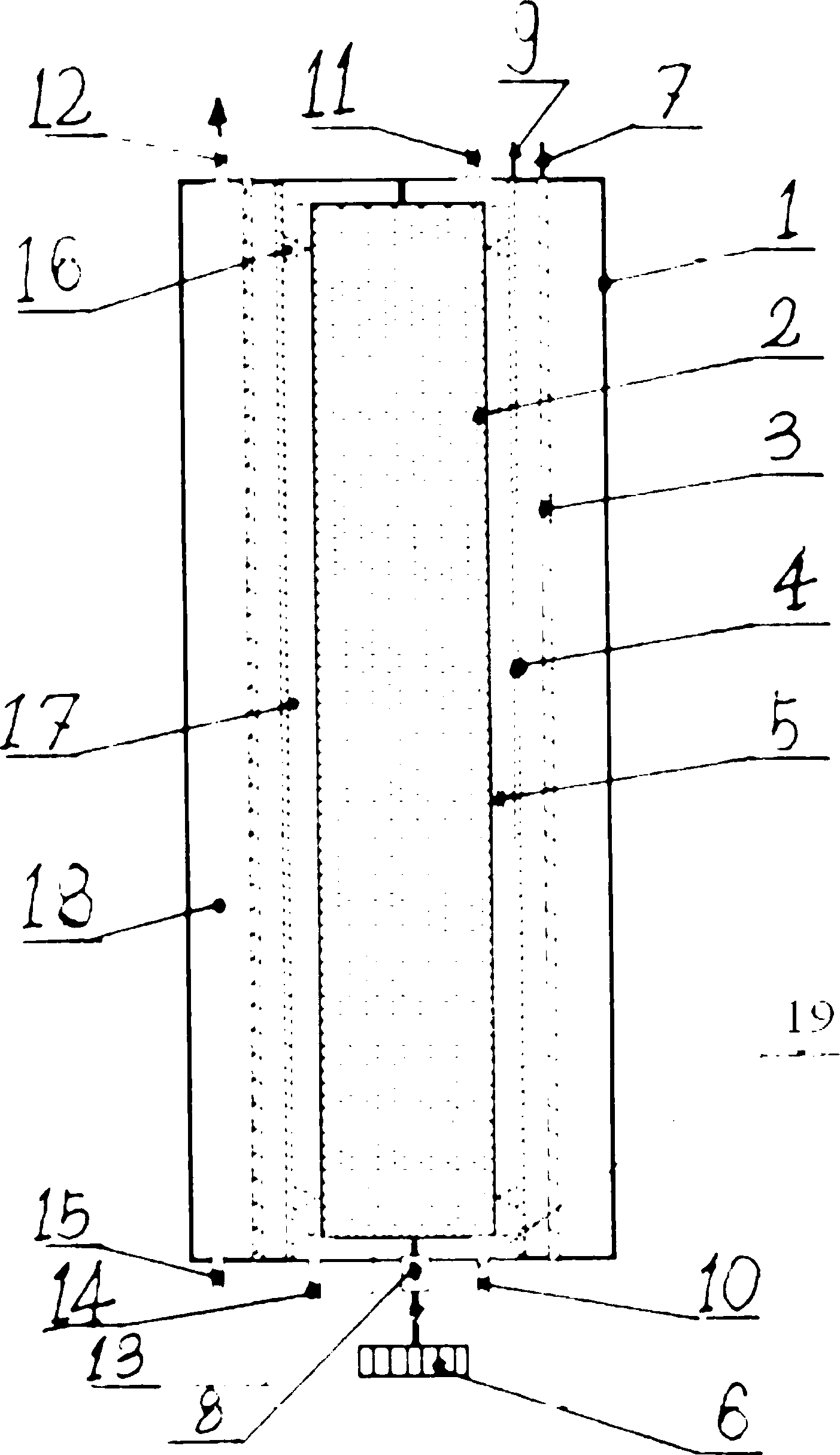 Electrochemical water scale removal device