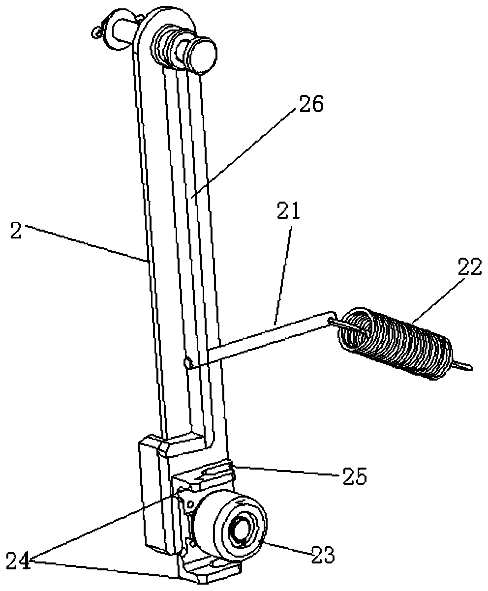 Vehicle-mounted gas cylinder rack with auxiliary gas cylinder loading and unloading function