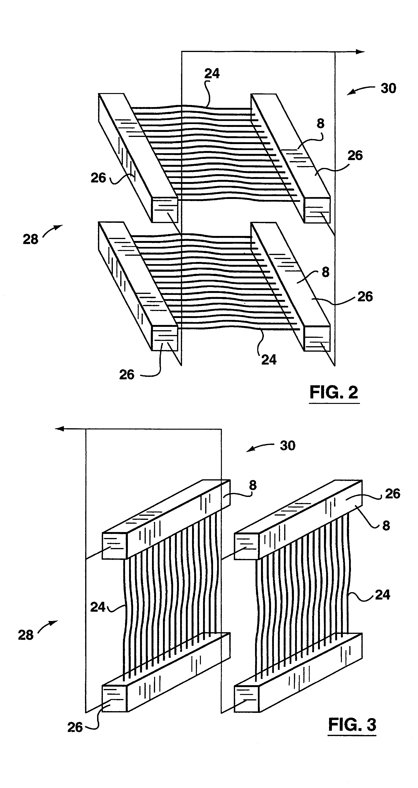 Water filtration using immersed membranes