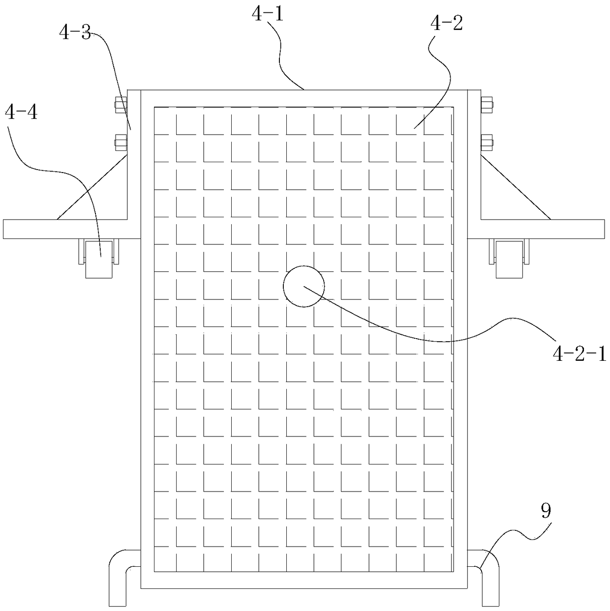 Metal powder dehydration device