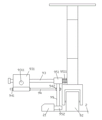 Garden road trimming device with water spraying function and using method thereof