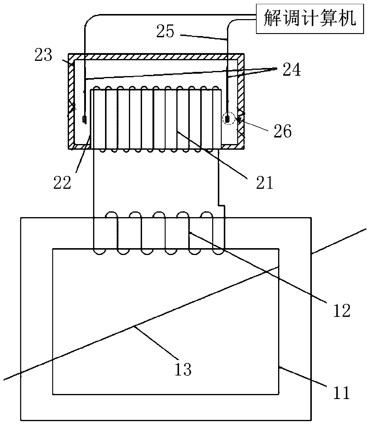 Double-cantilever differential fiber grating current transformer