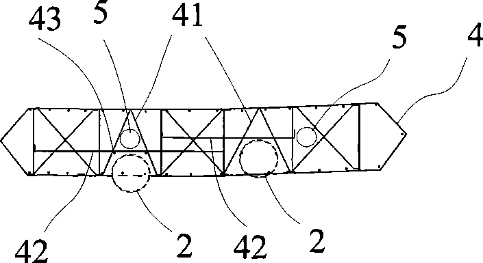 Construction method for special underground continuous wall