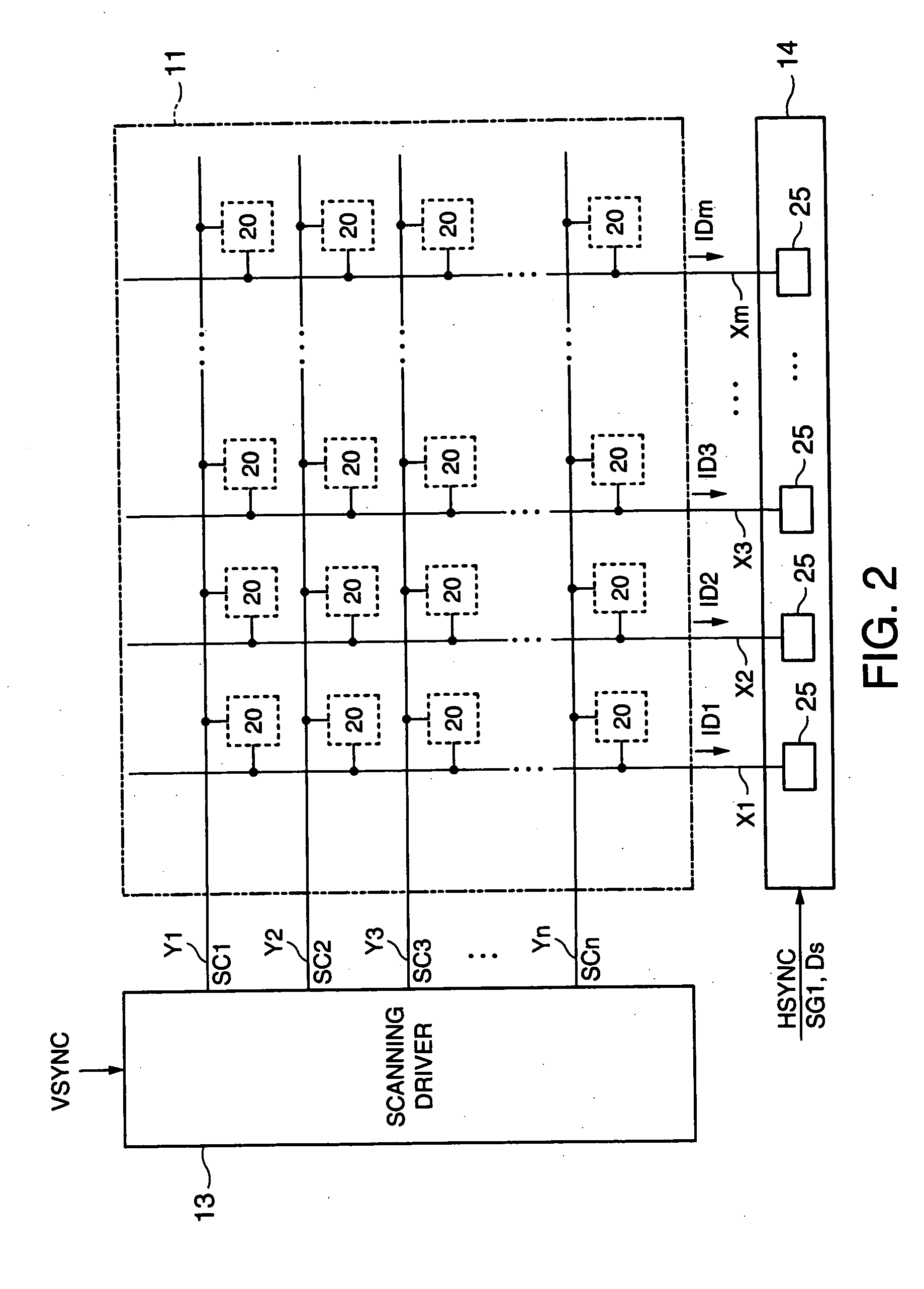 Method for driving electro-optical device, electro-optical device and electronic equipment