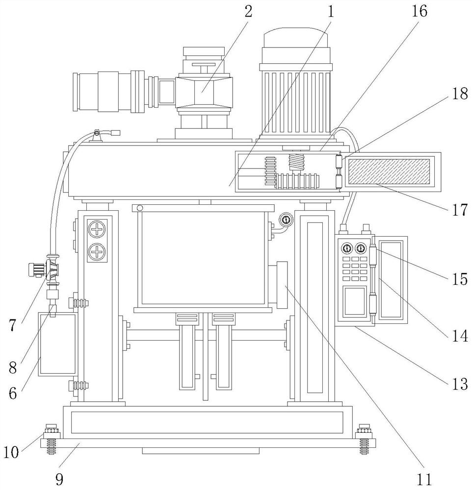 Textile raw material color proportioning device