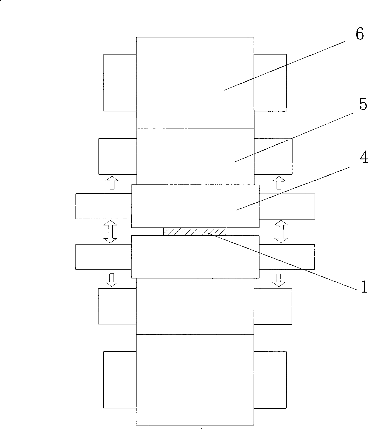 Method for leveling strip produced by secondary cold rolling unit