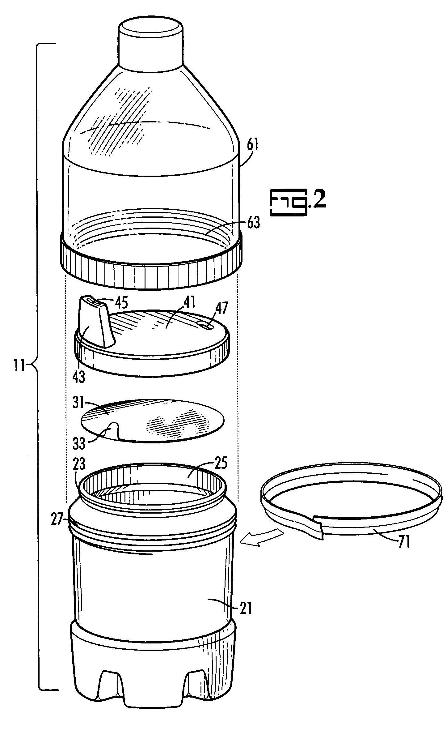 Disposable non-spillable childs dispensing cup