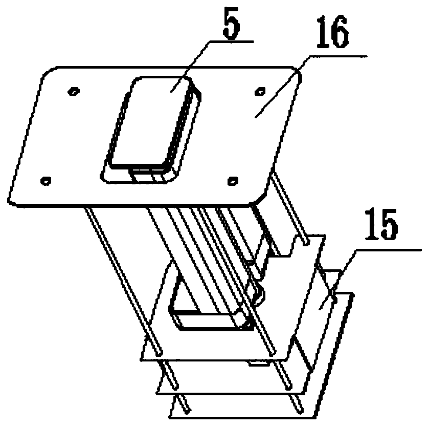 Intelligent vehicle-mounted mobile phone charging stand